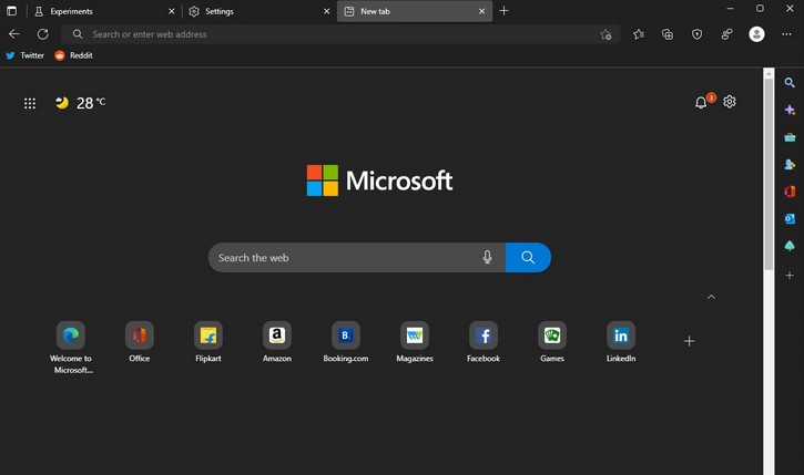 微軟測試Win11 Edge瀏覽器新測試，云母效果標(biāo)題欄